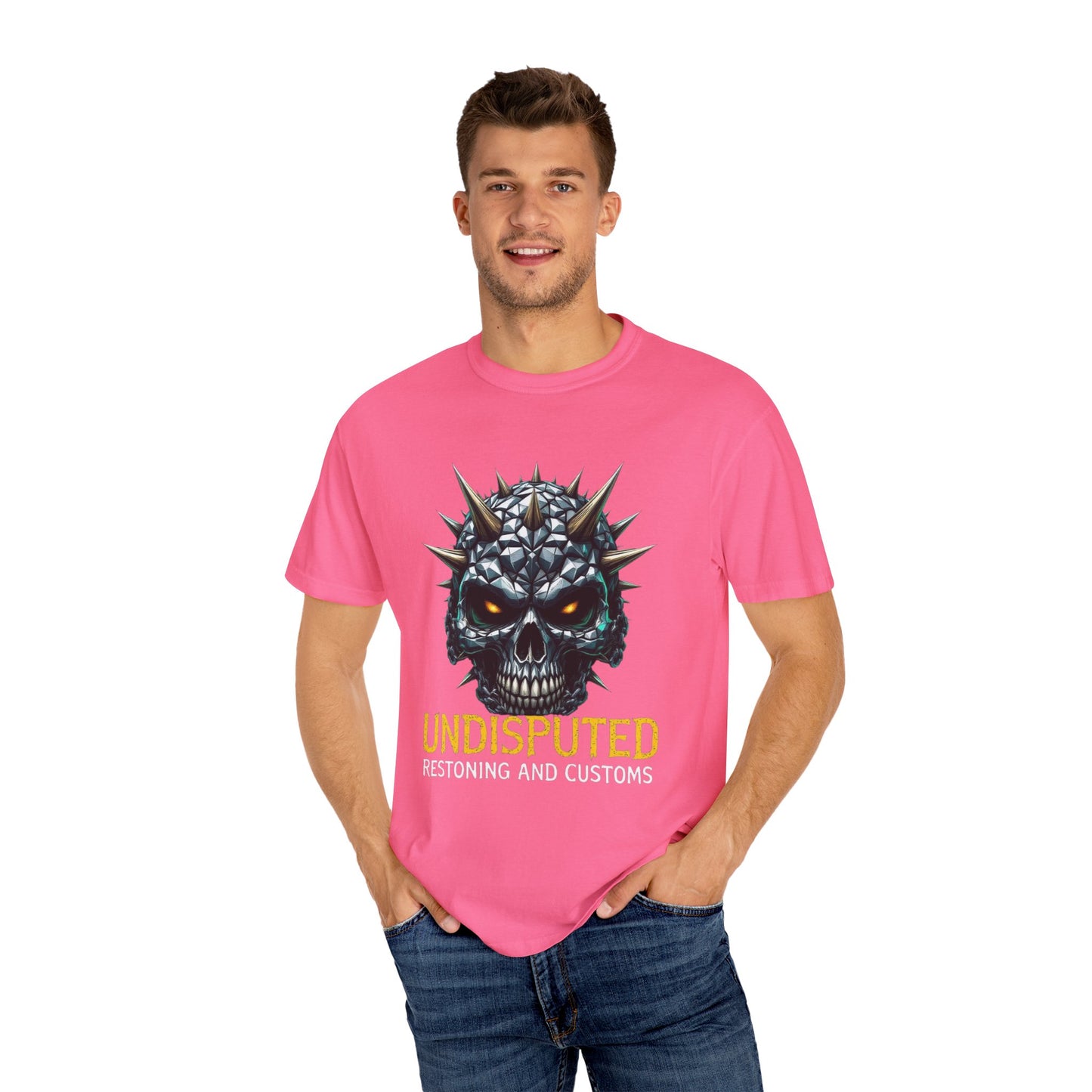 Skull made of diamonds