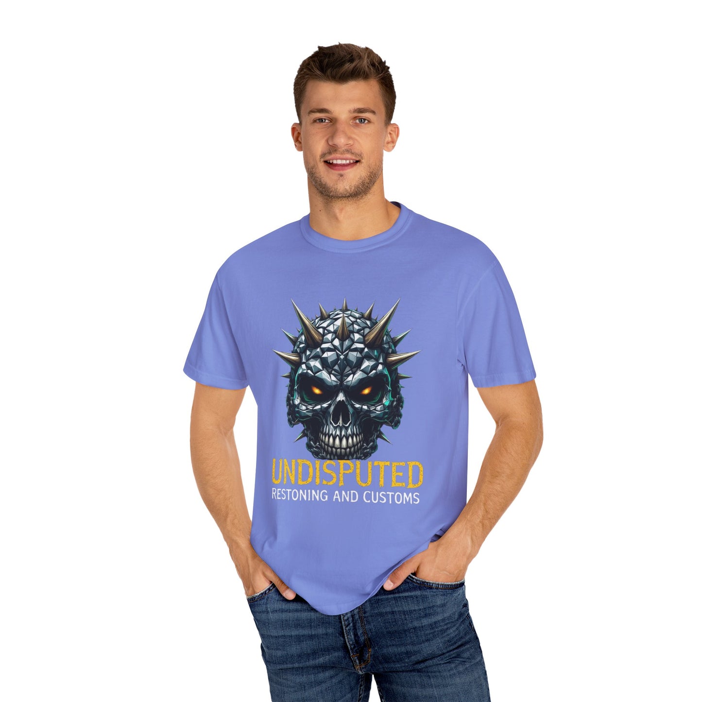 Skull made of diamonds