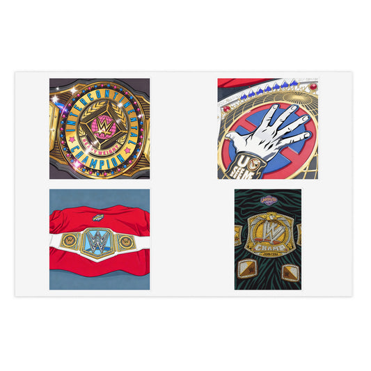 Custom title stickers