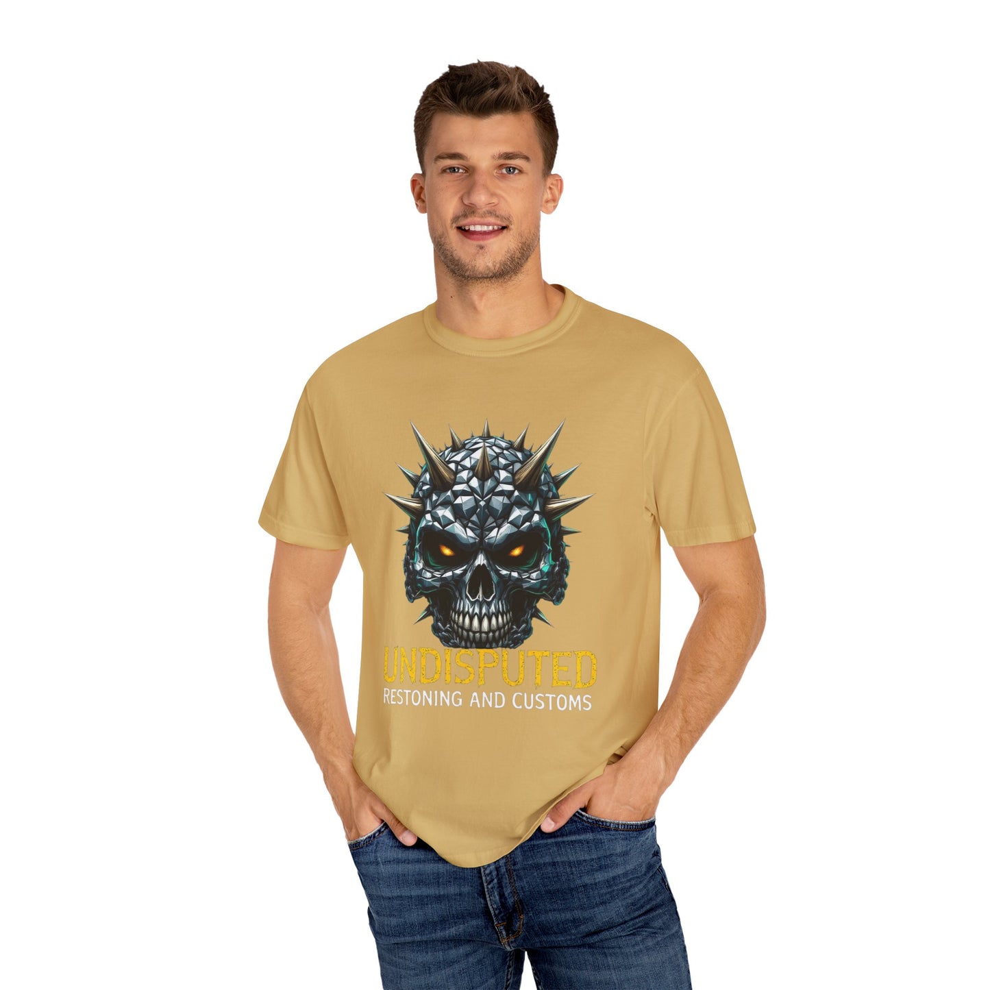 Skull made of diamonds