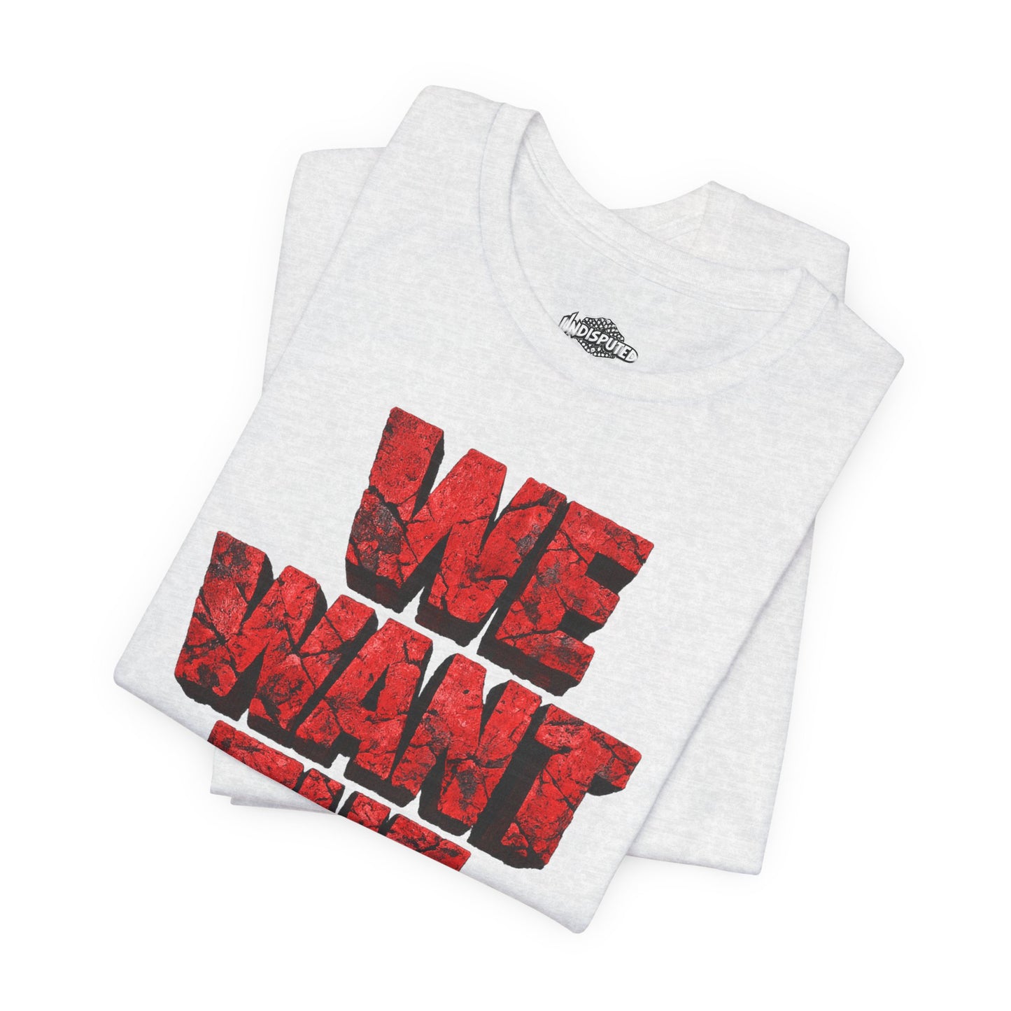 We Want The Cup Hockey Red T