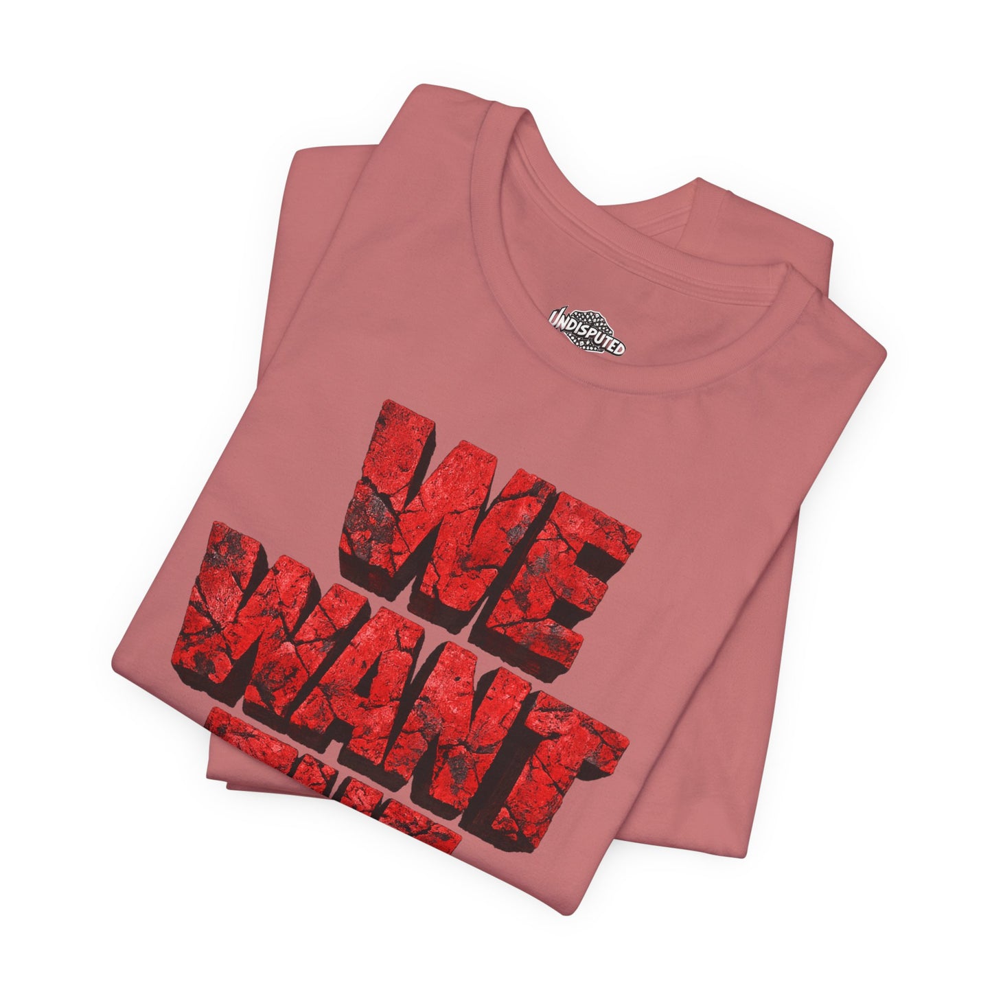 We Want The Cup Hockey Red T