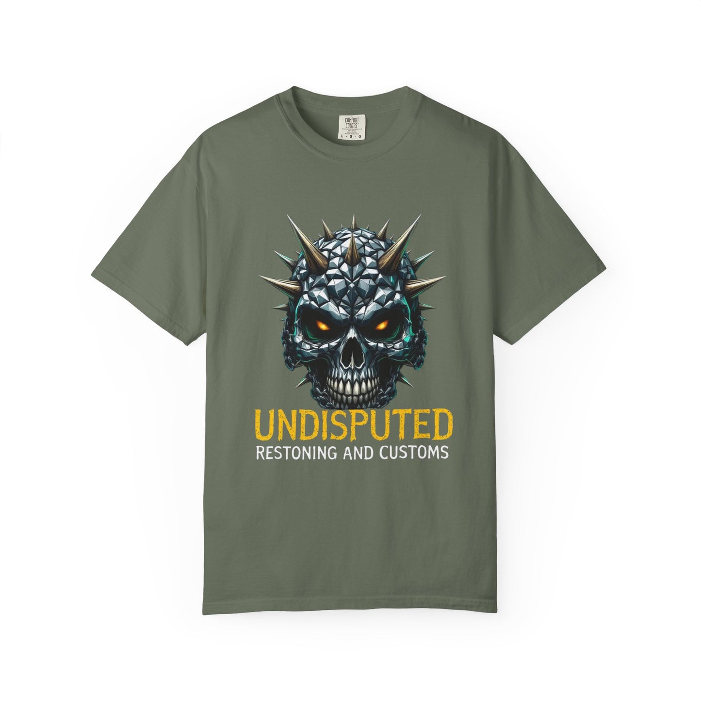 Skull made of diamonds