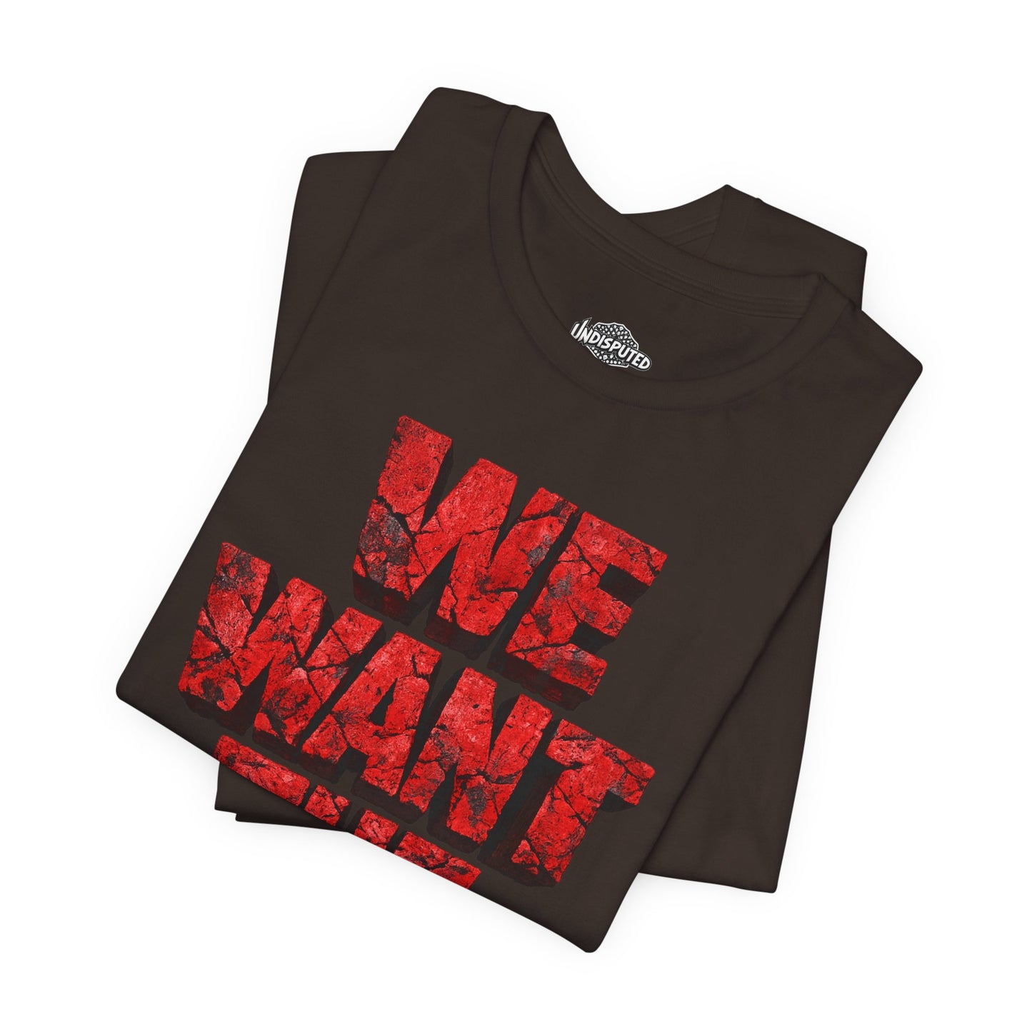 We Want The Cup Hockey Red T