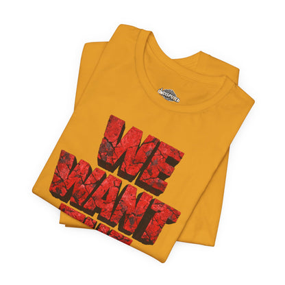 We Want The Cup Hockey Red T