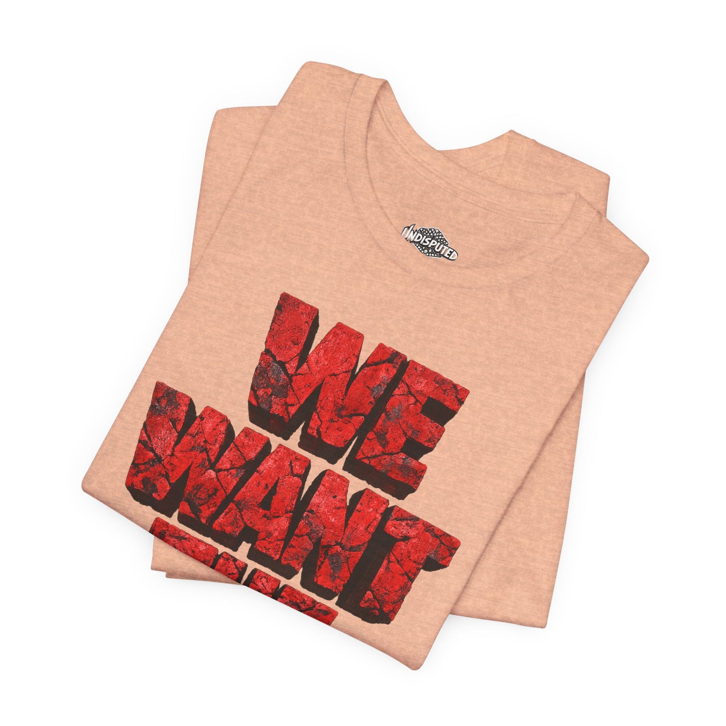 We Want The Cup Hockey Red T
