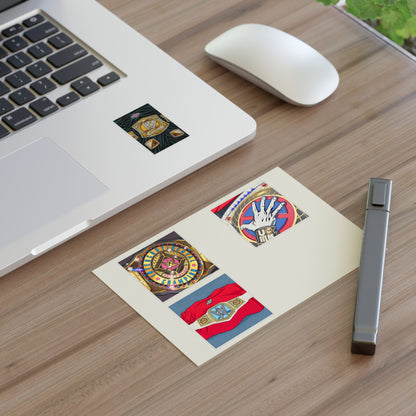 Custom title stickers