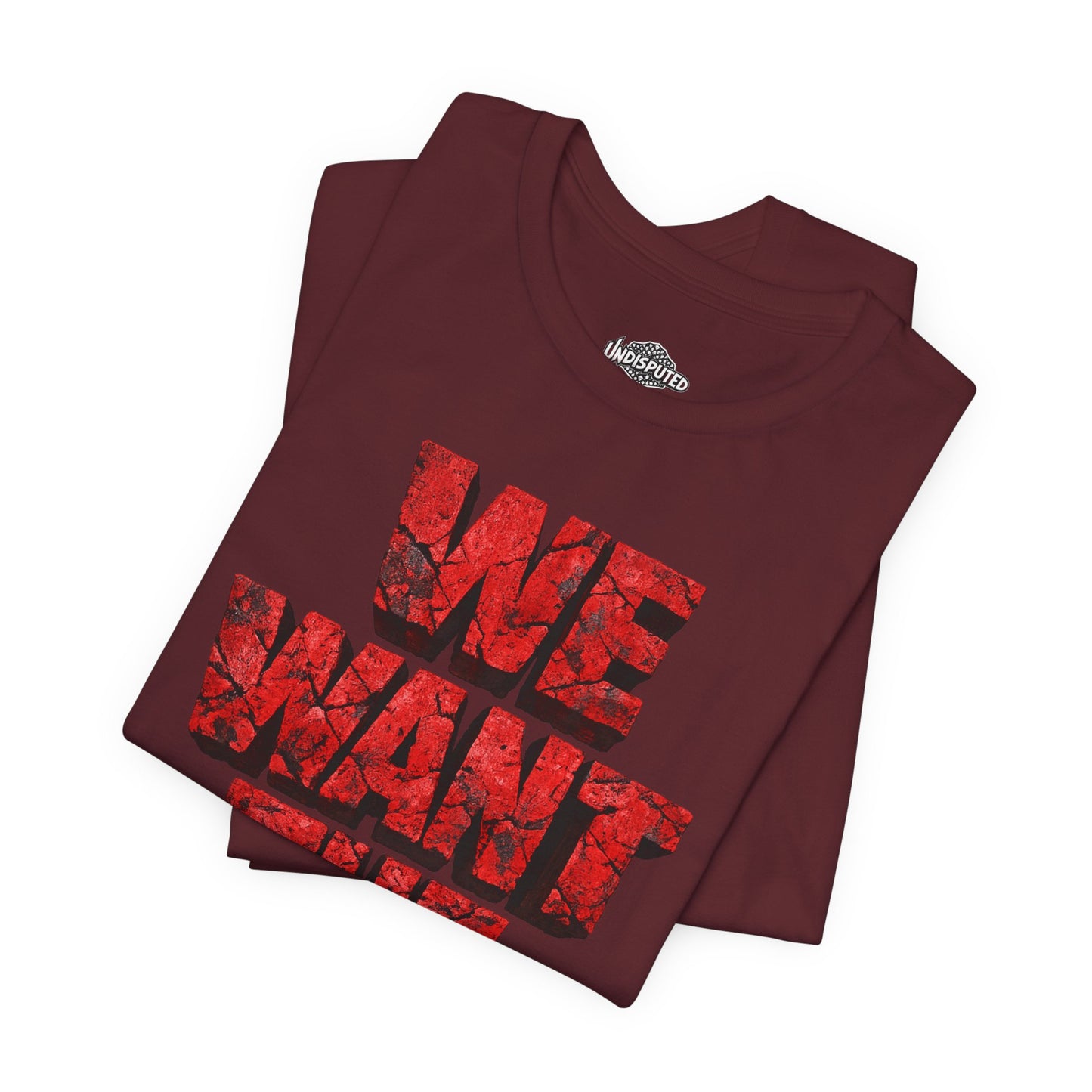 We Want The Cup Hockey Red T