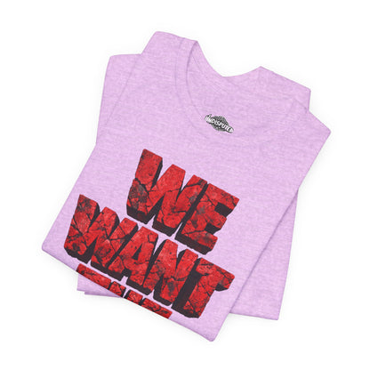 We Want The Cup Hockey Red T