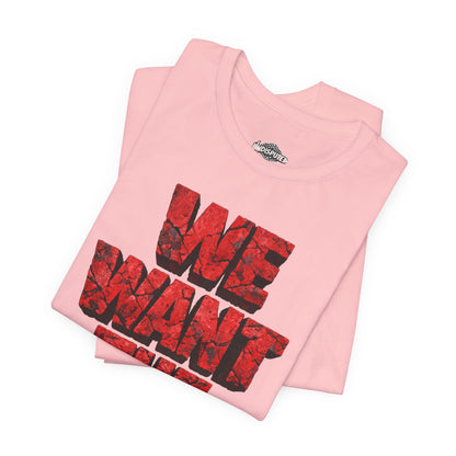 We Want The Cup Hockey Red T